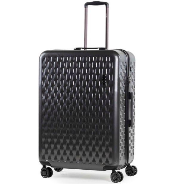 Cestovní kufr ROCK TR-0192/3-L ABS/PC - charcoal