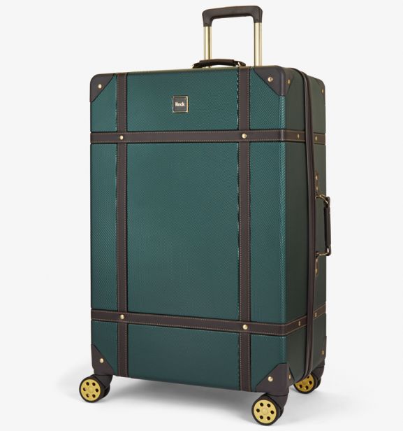 Cestovní kufr ROCK TR-0193/3-L ABS - zelená