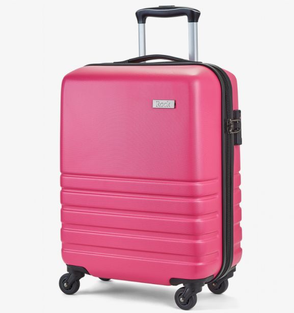 Kabinové zavazadlo ROCK TR-0169/3-S ABS - růžová