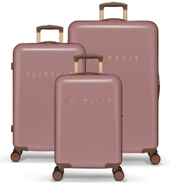 Sada cestovních kufrů SUITSUIT TR-7211/3 Fab Seventies Old Rose