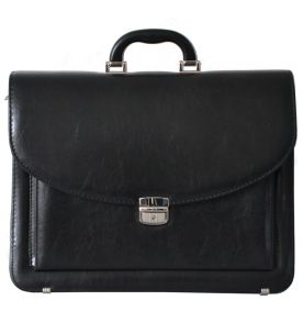 Aktovka REAbags 7614TR - černá/nikl