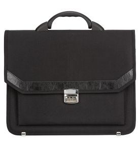 Aktovka REAbags 7253-T - černá/nikl