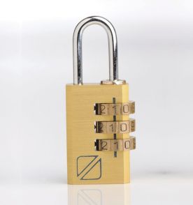 Bezpečnostní kódový zámek na zavazadla TravelBlue TB031 - zlatá