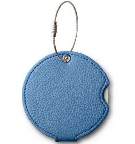 Jmenovka na kufr Addatag PU - Steel blue