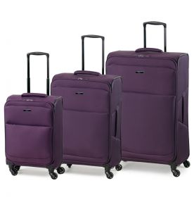 Sada cestovních kufrů ROCK TR-0205/3 - fialová