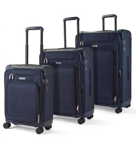 Sada cestovních kufrů ROCK TR-0206/3 PP - tmavě modrá