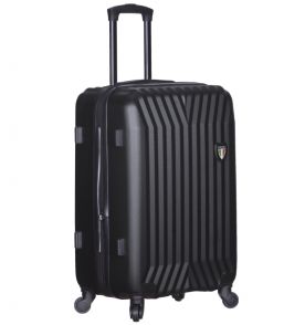 Cestovní kufr TUCCI T-0115/3-M ABS - černá