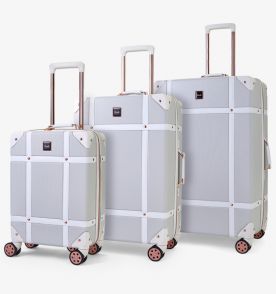 Sada cestovních kufrů ROCK TR-0193/3 ABS - šedá