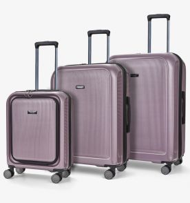 Sada cestovních kufrů ROCK Austin PP - fialová