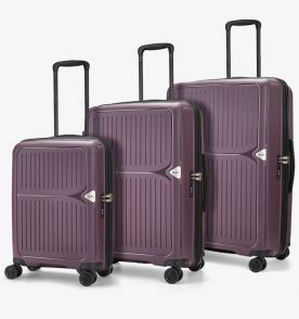 Sada cestovních kufrů ROCK Vancouver PP - fialová