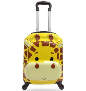 Dětský kufr TUCCI KIDS 3D Gaffie Giraffe T0393 - II. jakost