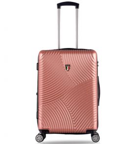 Kabinové zavazadlo TUCCI Srotolare T-0277/3-S ABS - růžová
