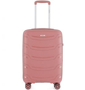 Kabinové zavazadlo HIGHBURY Carbon HBY-0178/3-S PP - růžová